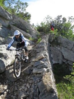 Rock trails aan het Gardameer met Mickeys Bike Adventures