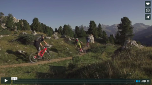 Mountainbikes in the Dolomiten with ION and EVOC clothing