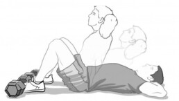 Sit-ups illustratie