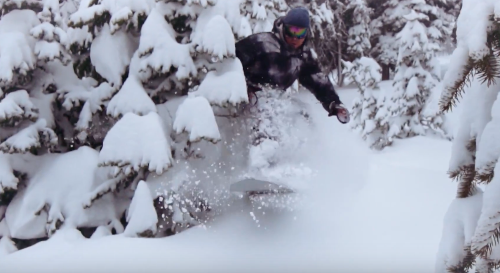Travis Rice and Friends in deep powder
