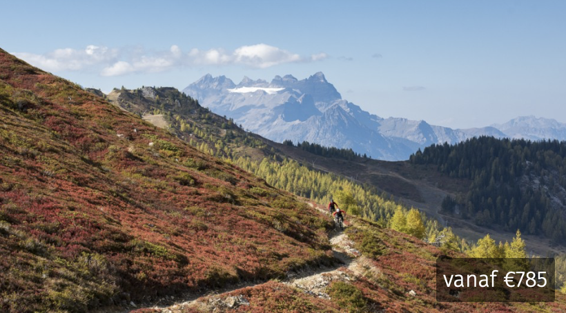 Wat is er mooier dan biken op de mooiste paden van de Zwitserse Alpen??