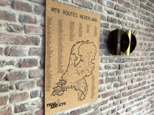 MTB Routes Nederland op kurk