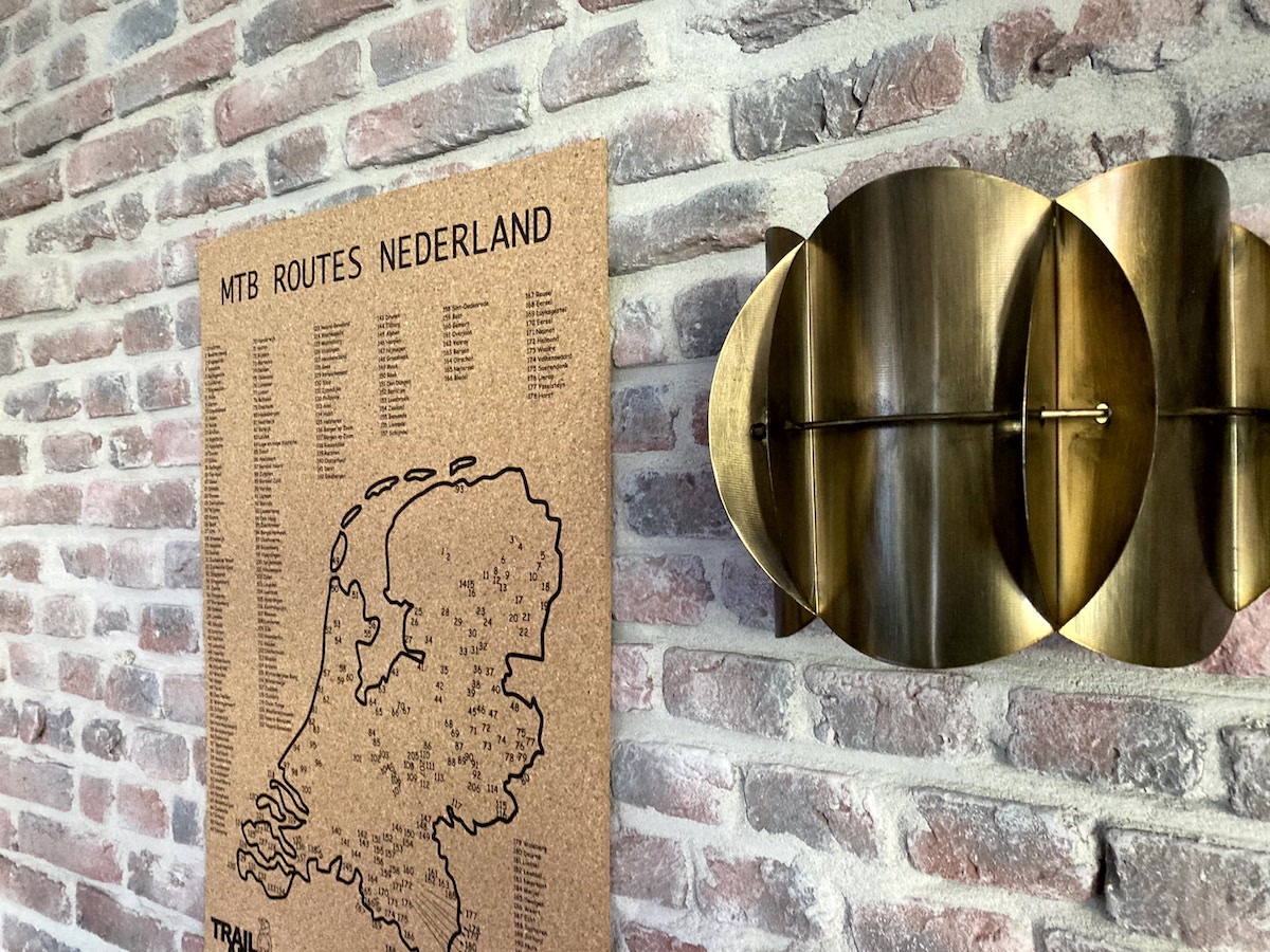 MTB Routes Nederland op kurk