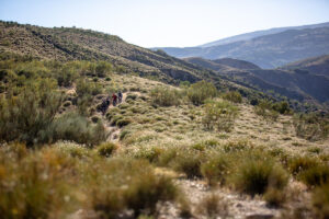 Mooie uitzichten over de mtb trails in Spanje