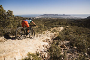 Mallorca biking holiday, rockslab, views