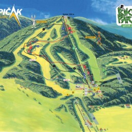 Bikepark Špičák kaart
