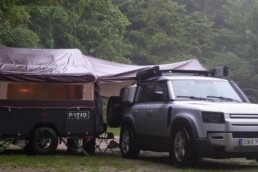 patio trailer de ultieme vouwwagen met defender