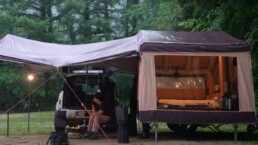 patio trailer de ultieme vouwwagen met luifel
