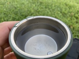 Water in de Nano Espresso machine