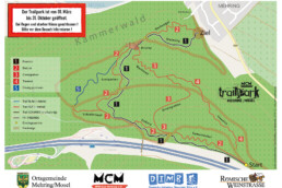 Trailpark Mehring kaart